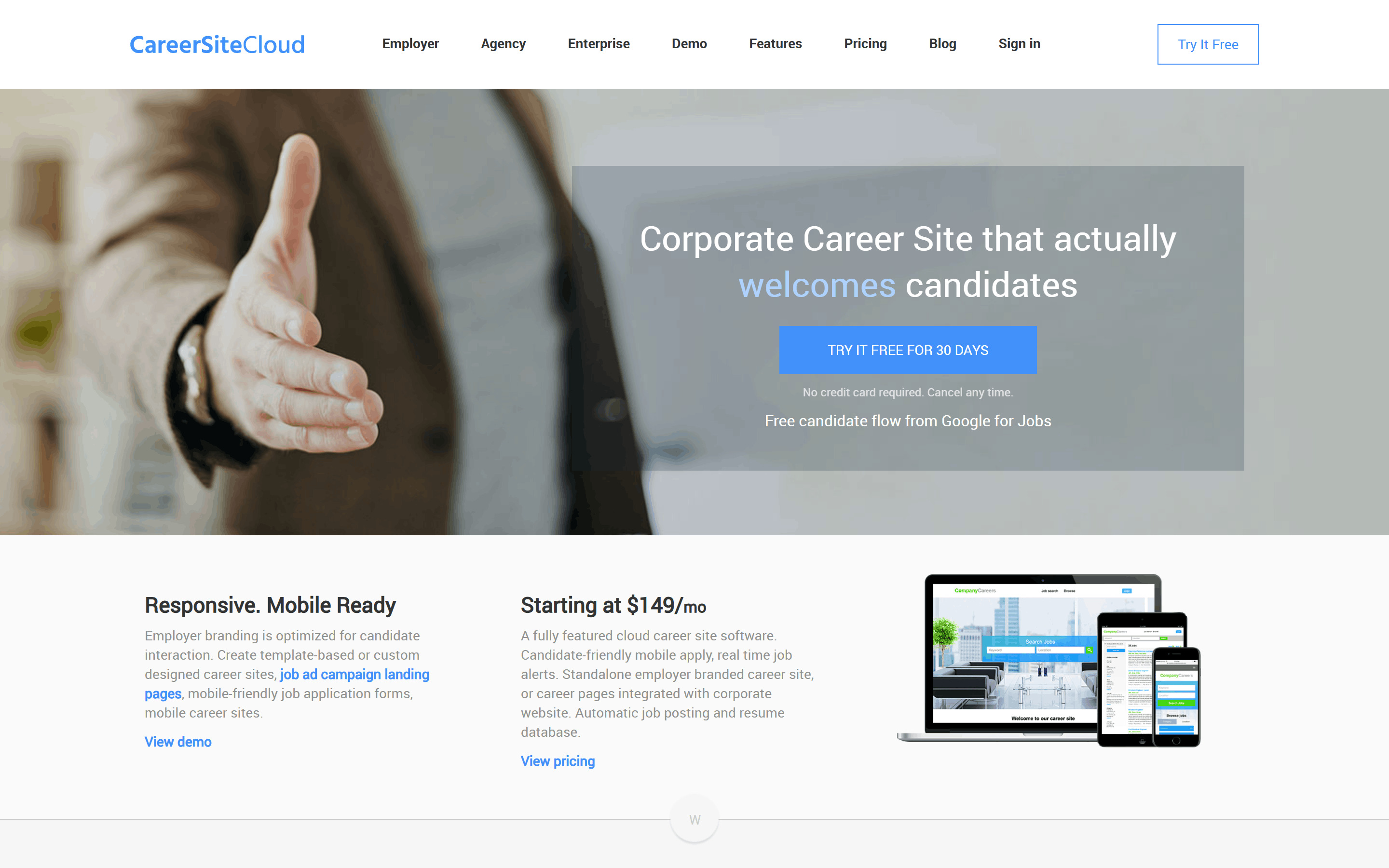 CareerSiteCloud productscreenshot
