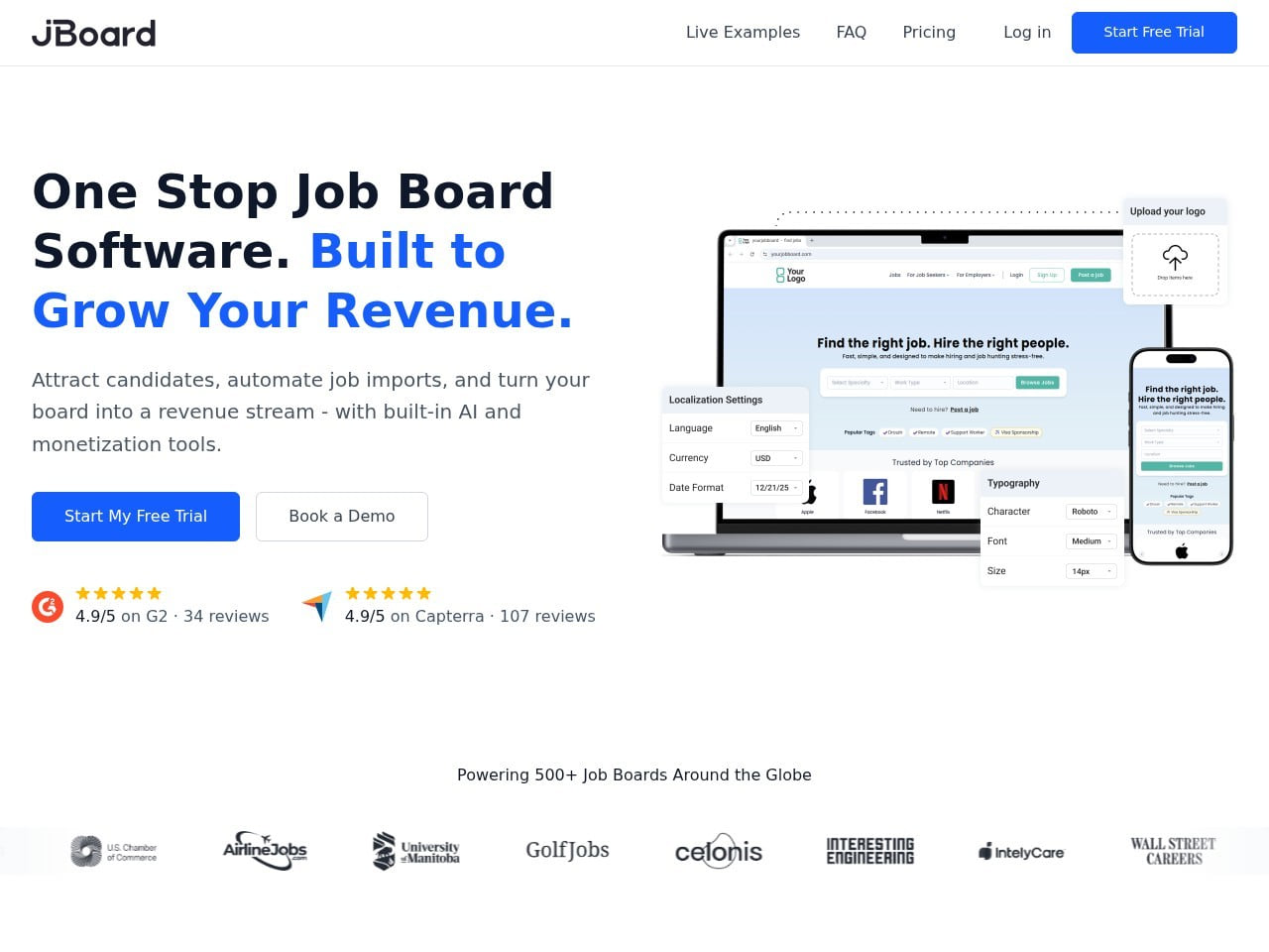 JBoard productscreenshot