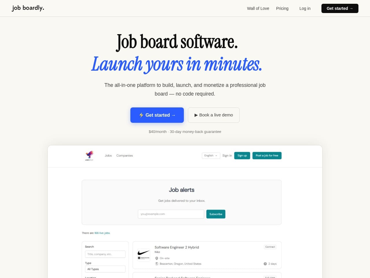 Job Boardly productscreenshot