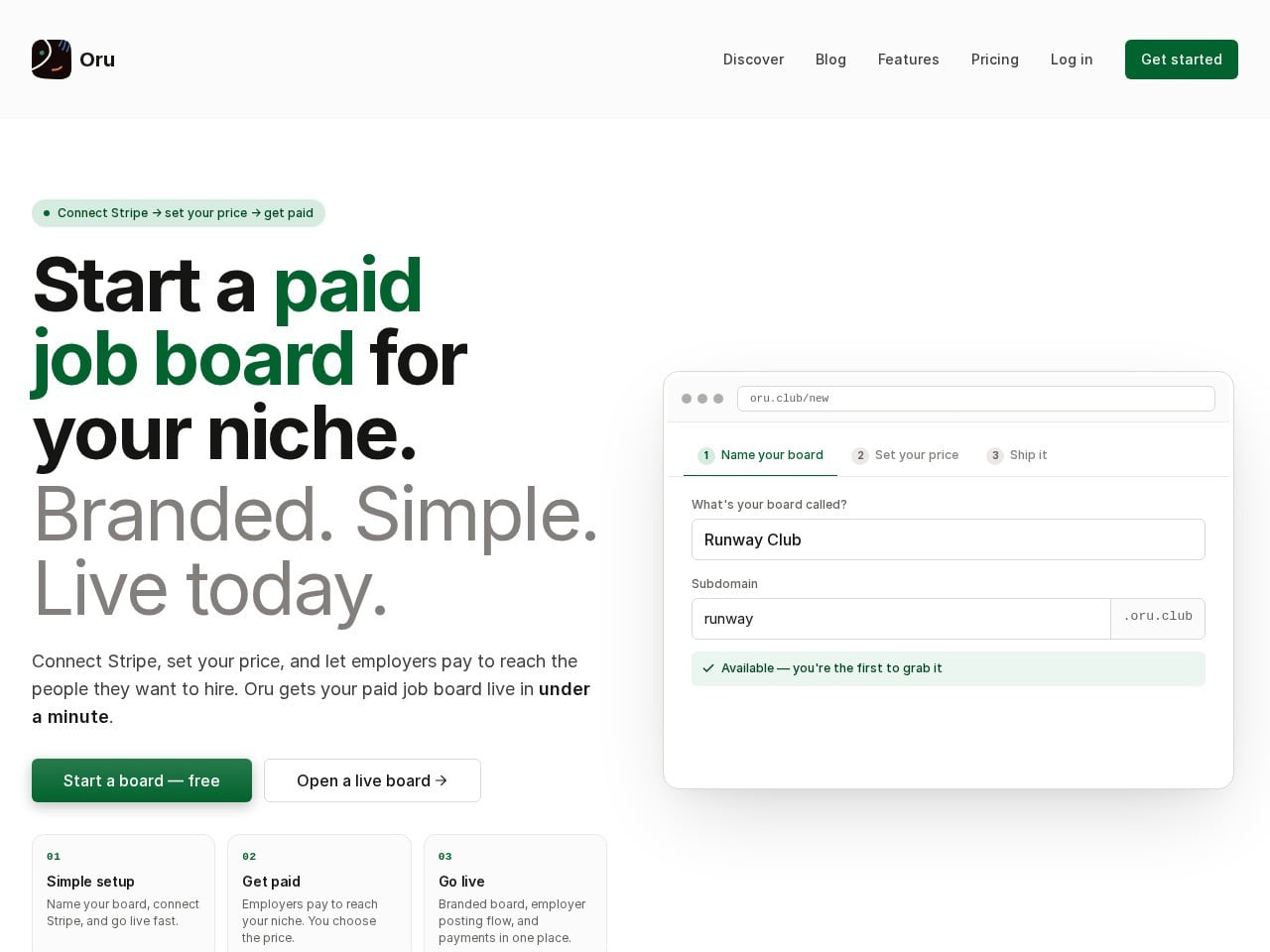 Oru productscreenshot